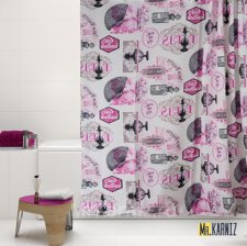 Штора для ванной Винтаж